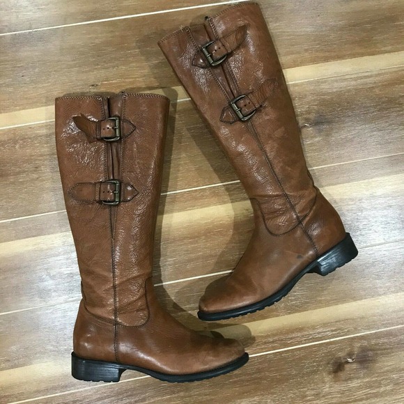 clarks brown riding boots